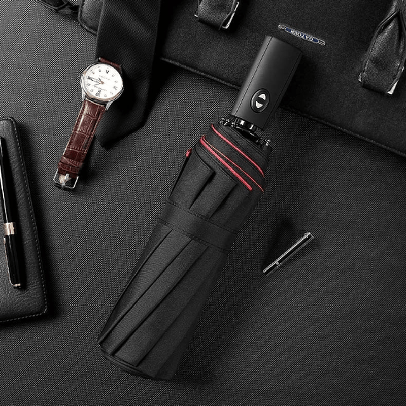 Wind-Resistant Storm Umbrella With Automatic Opening