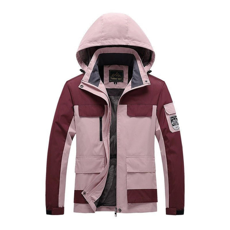 Windproof Breathable Utility Jacket With Pockets