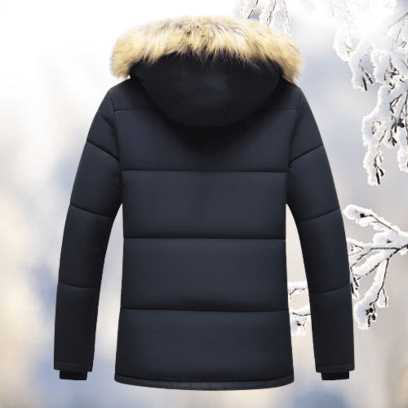 Windproof Parka With Fur Hood For Ultimate Cold Protection
