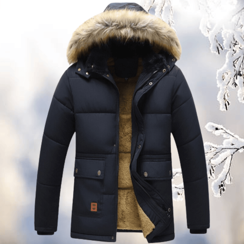 Windproof Parka With Fur Hood For Ultimate Cold Protection