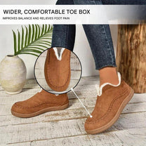 Winter Fleece Lined Slippers With Non-Slip Sole