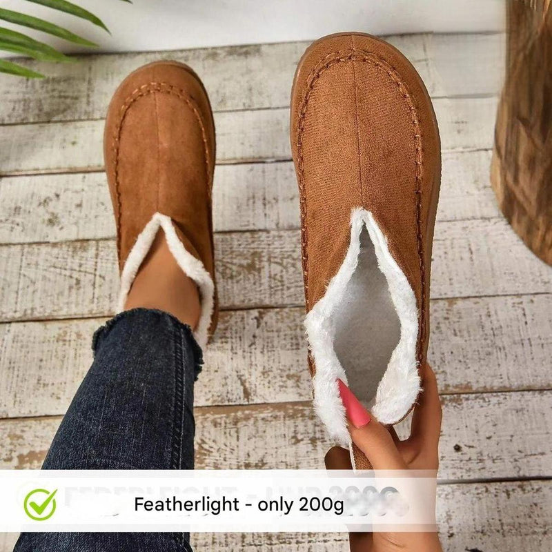 Winter Fleece Lined Slippers With Non-Slip Sole