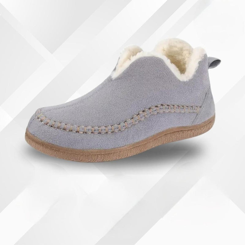 Winter Fleece Lined Slippers With Non-Slip Sole