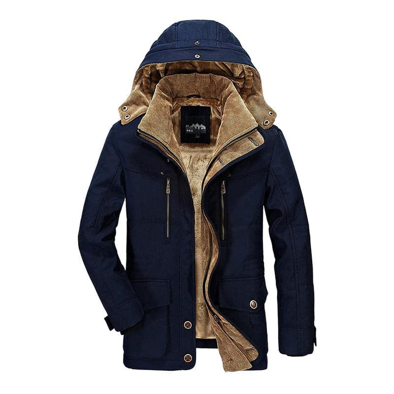 Winter Jacket With Multiple Pockets For Men And Women