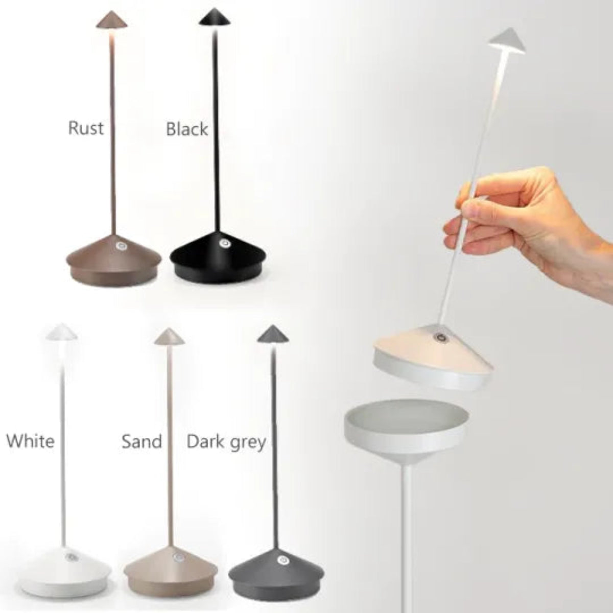 Wireless Dimmable LED Table Lamp - ClarityGlow