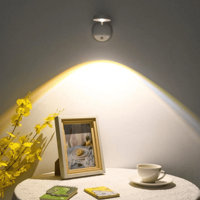 Wireless LED Spotlight With Motion Sensor And 360° Adjustability