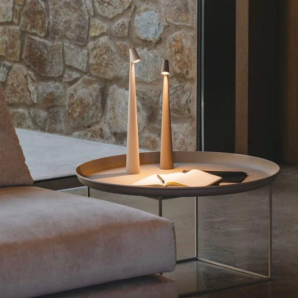 Wireless LED Table Lamp With Touch Dimming