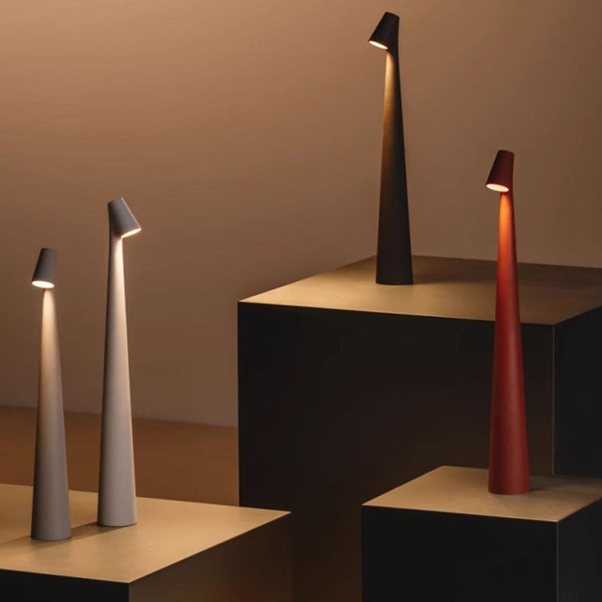 Wireless LED Table Lamp With Touch Dimming