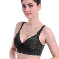 Wireless Plus Size Lace Bra