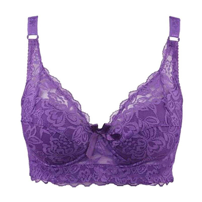Wireless Plus Size Lace Bra