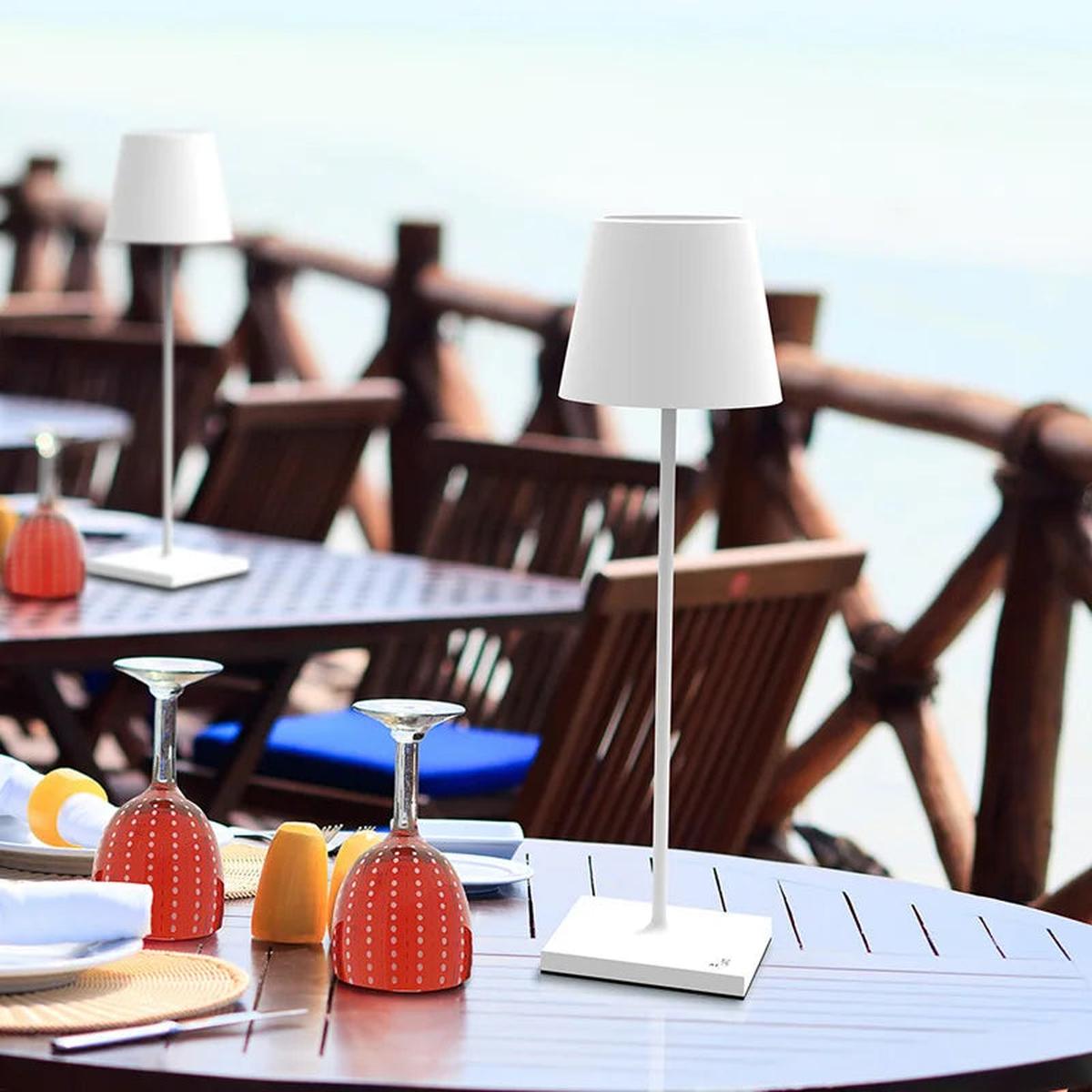 Wireless Rechargeable LED Table Lamp With Touch Control