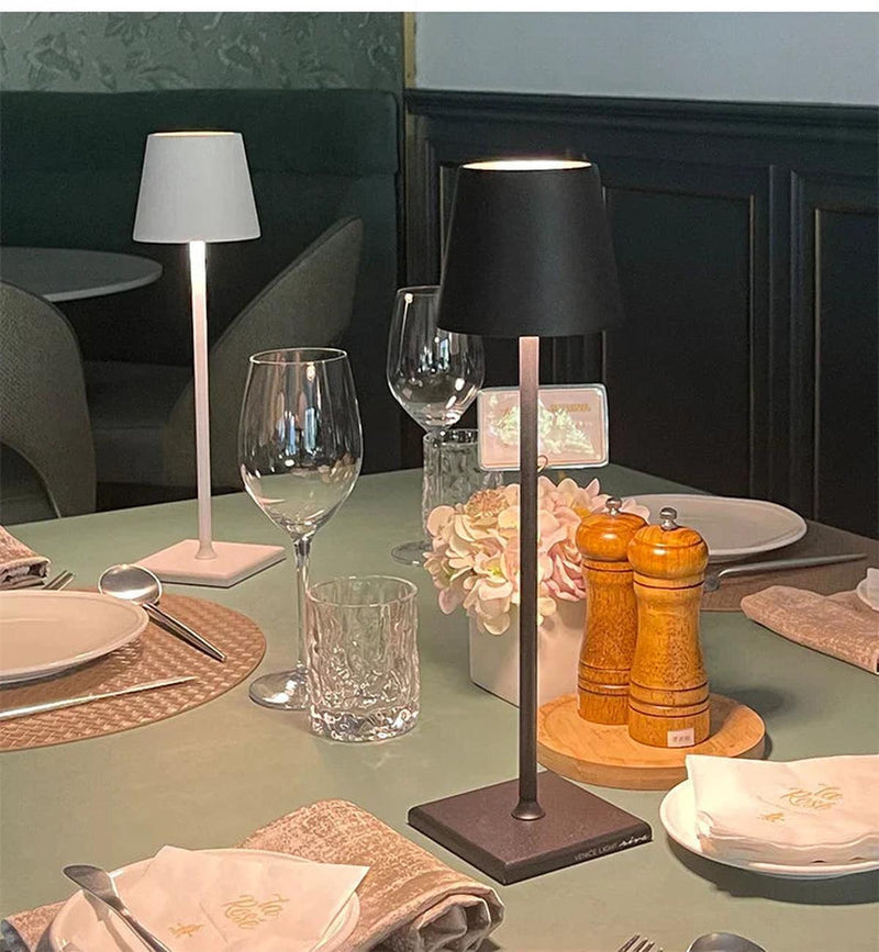 Wireless Rechargeable LED Table Lamp With Touch Control