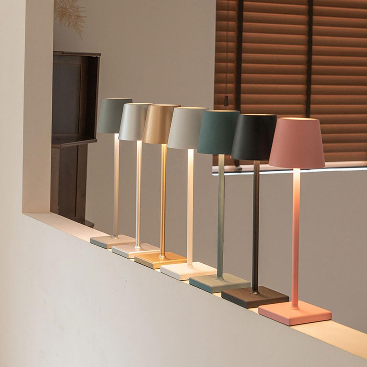 Wireless Rechargeable LED Table Lamp With Touch Control