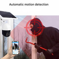 Wireless Security Camera with Solar Panel - DualGuard 4K