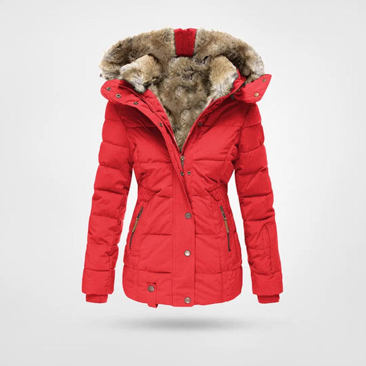 Women&#39; s Winter Jacket With Fleece Lining And Hood