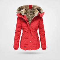 Women&#39; s Winter Jacket With Fleece Lining And Hood
