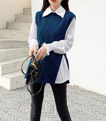 Women&#39;s 2-Piece Set Pullover Blouse and Pants