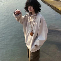 Women&#39;s Baggy Jacket With Relaxed Fit And Pockets