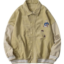Women&#39;s Baseball Jacket With Contrasting Sleeves