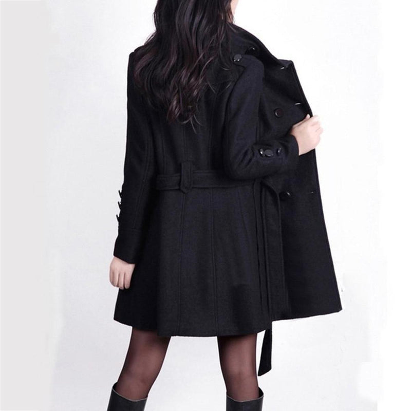 Women&#39;s Belted Jacket With Tailored Fit