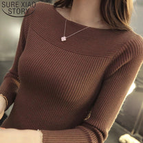 Women&#39;s Boat Neck Jumper in Slim Fit for Office and Casual Wear
