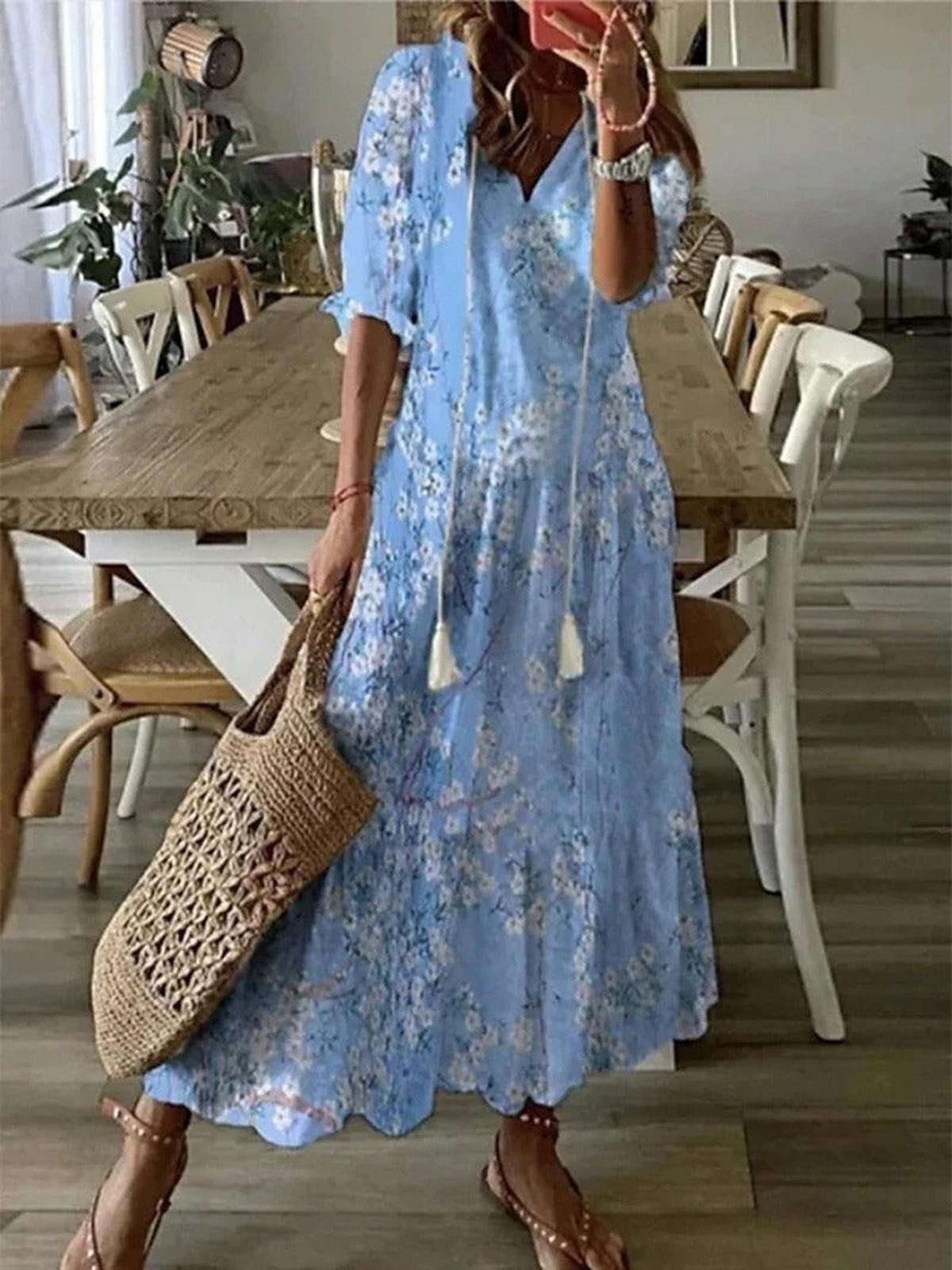 Women&#39;s Bohemian Maxi Dress