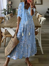 Women&#39;s Bohemian Maxi Dress