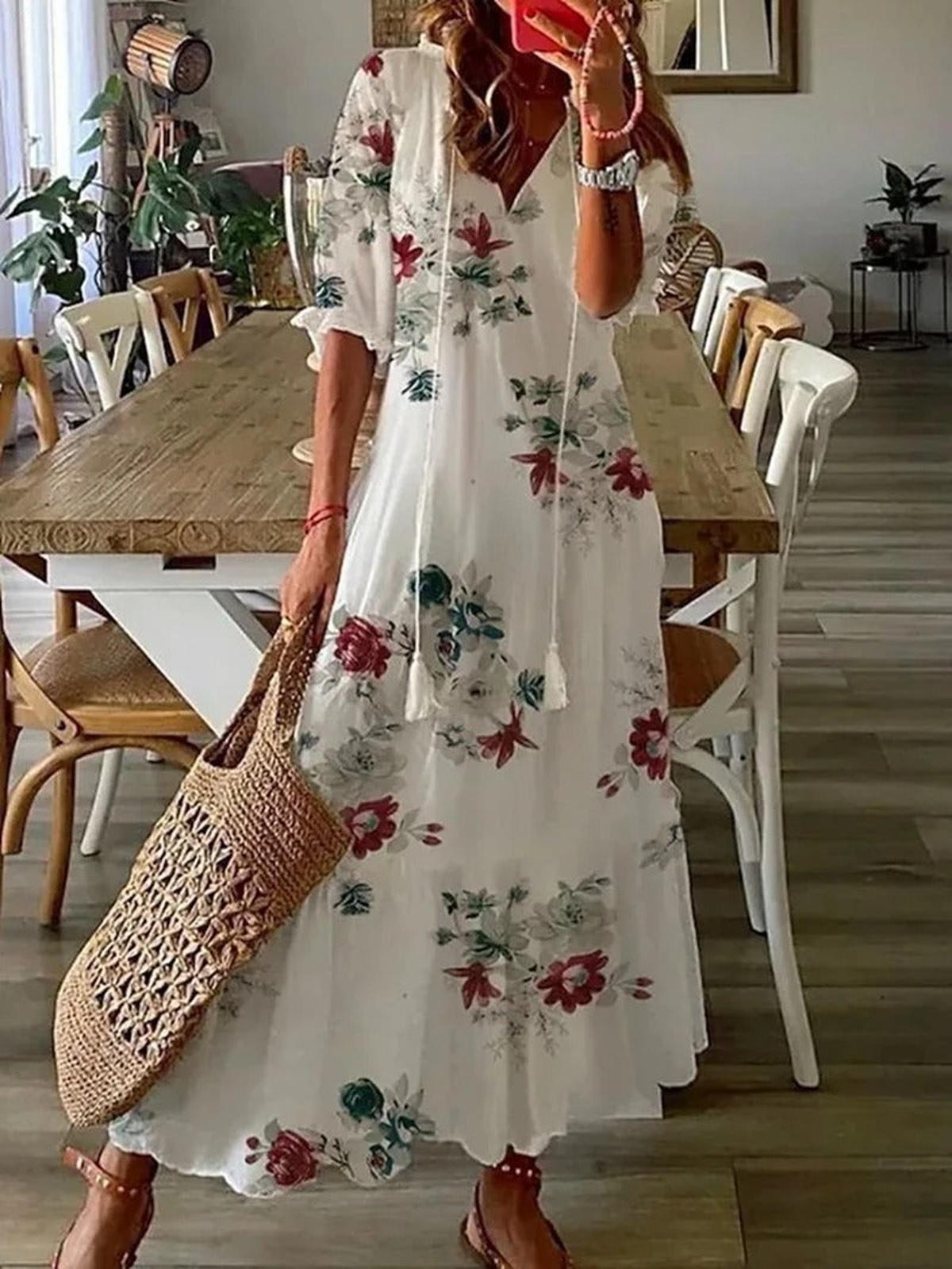 Women&#39;s Bohemian Maxi Dress