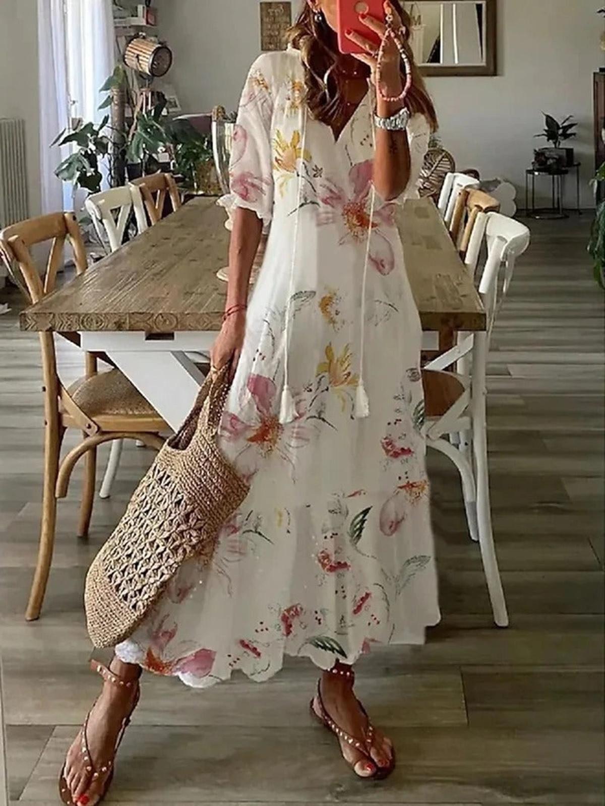 Women&#39;s Bohemian Maxi Dress