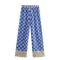 Women&#39;s Boho Matching Top and Pants Set