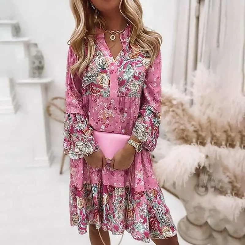Women&#39;s Boho Spring Dress 2025