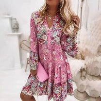 Women&#39;s Boho Spring Dress 2025