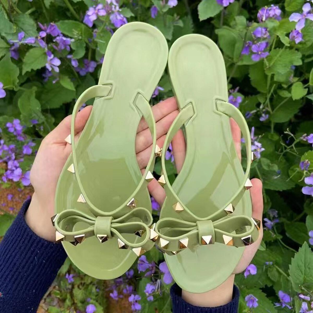 Women&#39;s Bow Knot Flip-Flop Sandals