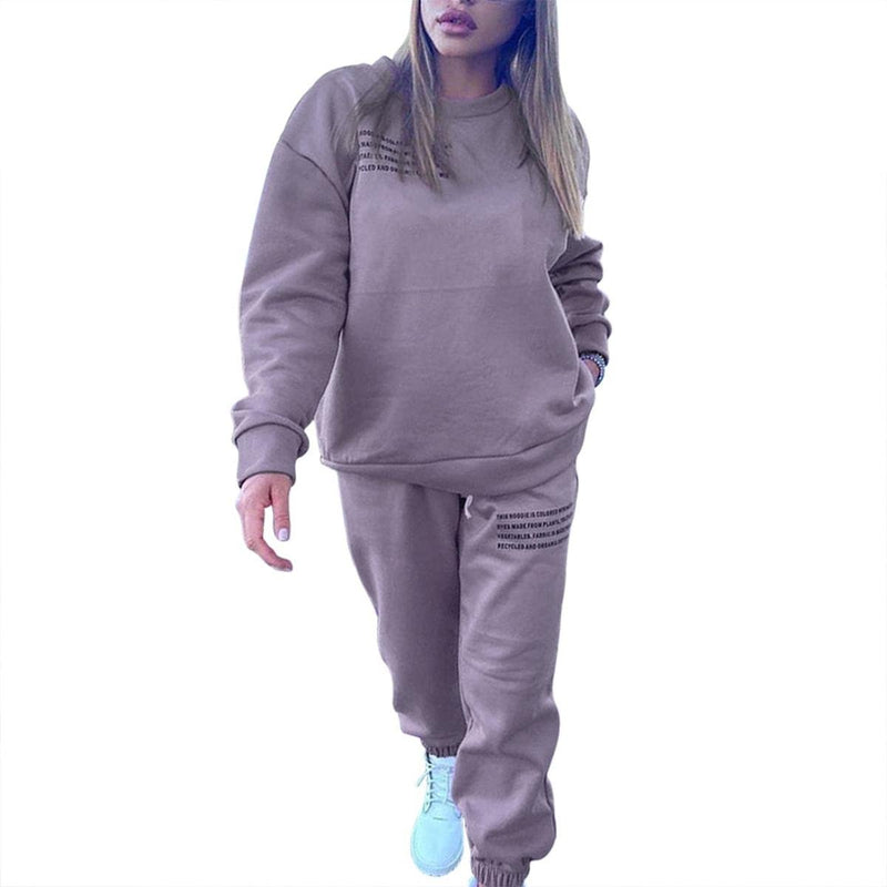 Women&#39;s Breathable Tracksuit With Elastic Waistband And Pockets