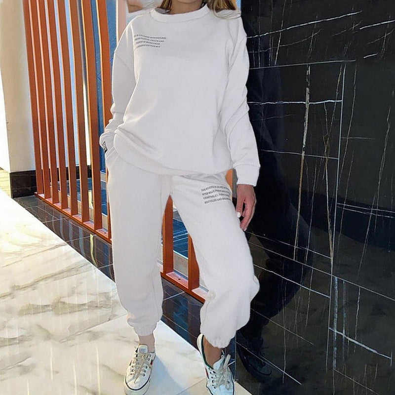 Women&#39;s Breathable Tracksuit With Elastic Waistband And Pockets