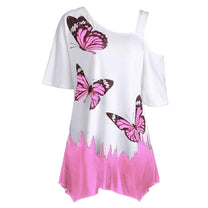 Women&#39;s Butterfly Print Lightweight Top