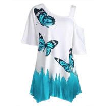 Women&#39;s Butterfly Print Lightweight Top