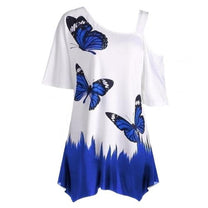 Women&#39;s Butterfly Print Lightweight Top