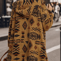 Women&#39;s Camel Hooded Winter Jacket