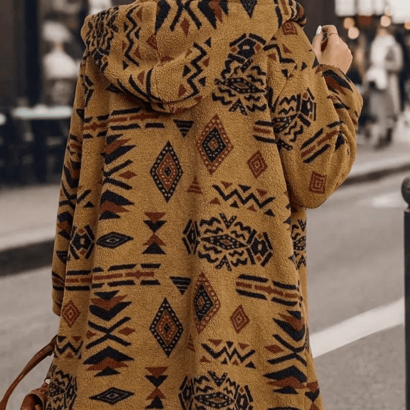 Women&#39;s Camel Hooded Winter Jacket