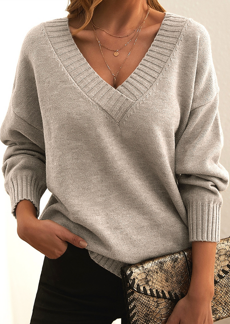 Women&#39;s Cashmere V-Neck Sweater for Ultimate Comfort and Style