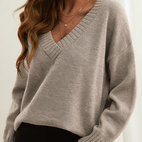 Women&#39;s Cashmere V-Neck Sweater for Ultimate Comfort and Style