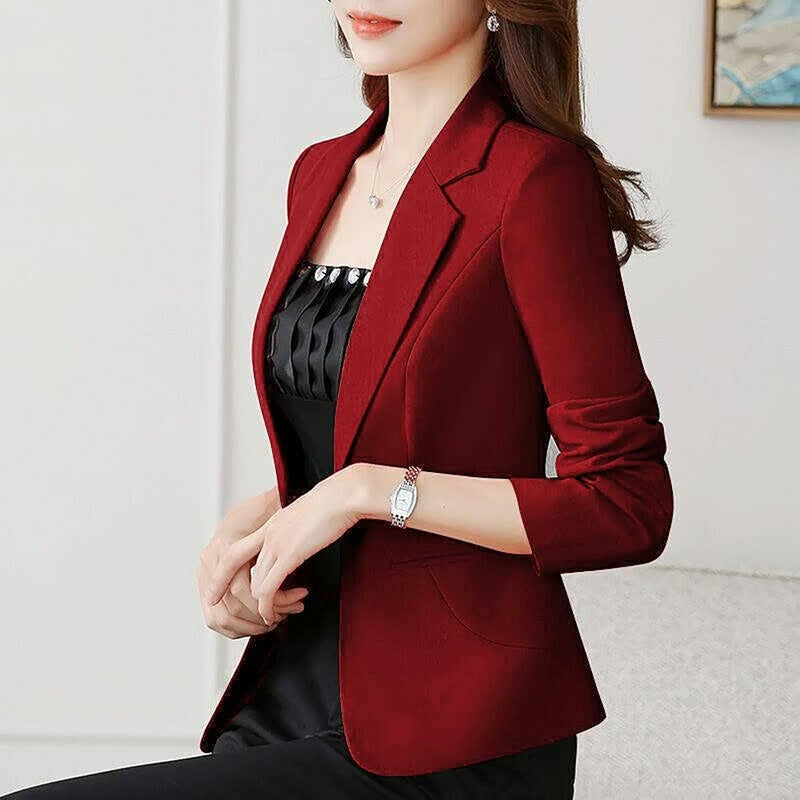 Women&#39;s Casual Blazer Soft Fabric Versatile Sizes M-3XL