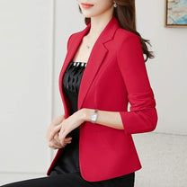 Women&#39;s Casual Blazer Soft Fabric Versatile Sizes M-3XL