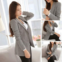 Women&#39;s Casual Blazer Versatile Lightweight Jacket