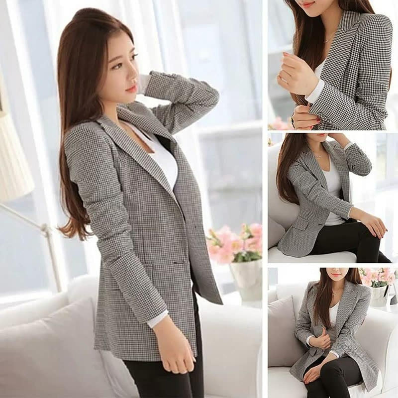 Women&#39;s Casual Blazer Versatile Lightweight Jacket