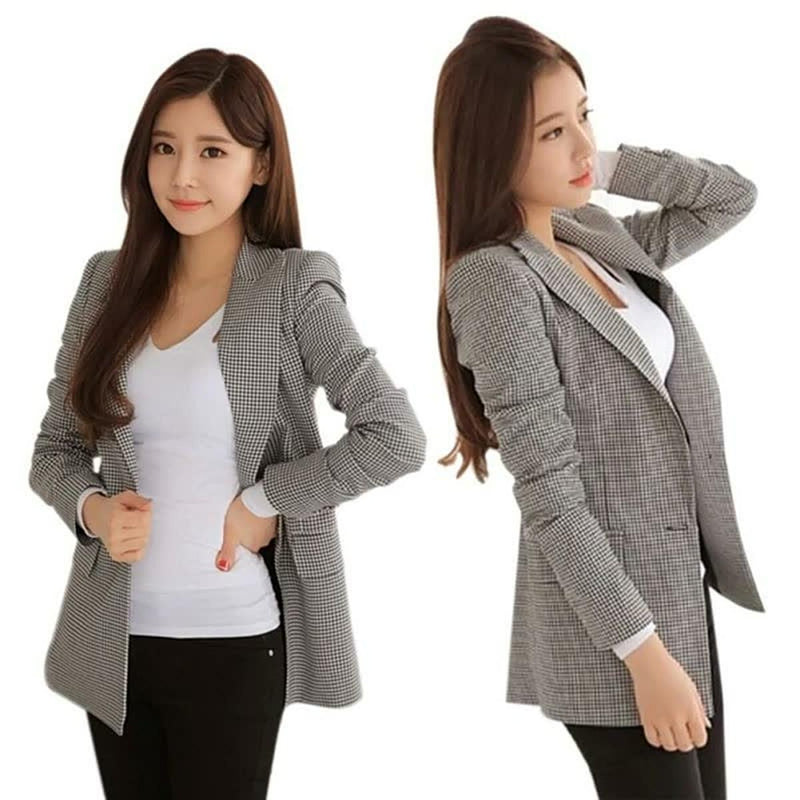 Women&#39;s Casual Blazer Versatile Lightweight Jacket
