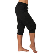 Women&#39;s Casual Capri Pants With Adjustable Waistband