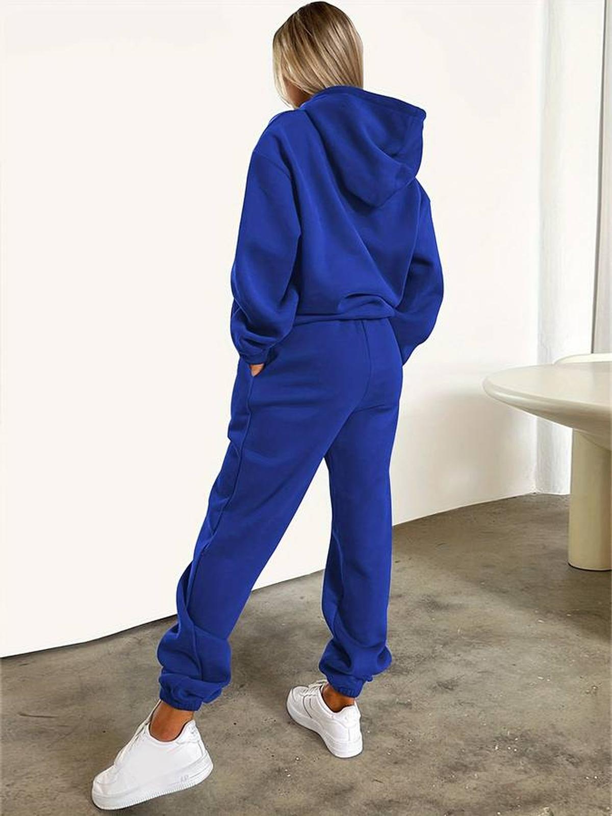 Women&#39;s Casual Jogging Pants And Pullover Set