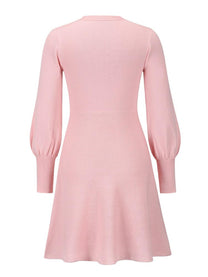 Women&#39;s Chic Balloon Sleeve Dress